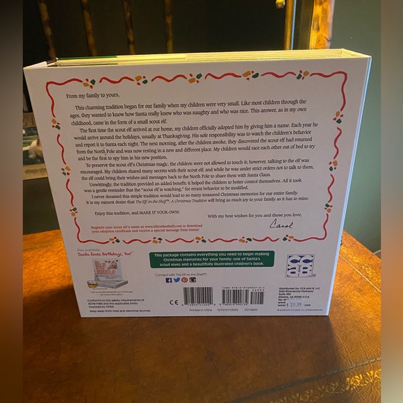 EUC in box Elf On The Shelf A Christmas Tradition storybook/Scout Elf-girl - Picture 8 of 15